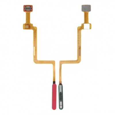 Fingerprint Sensor Flex Cable For Xiaomi Redmi K30 5g White By - Maxbhi Com