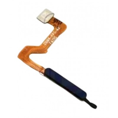 Fingerprint Sensor Flex Cable For Oppo A92 Black By - Maxbhi Com