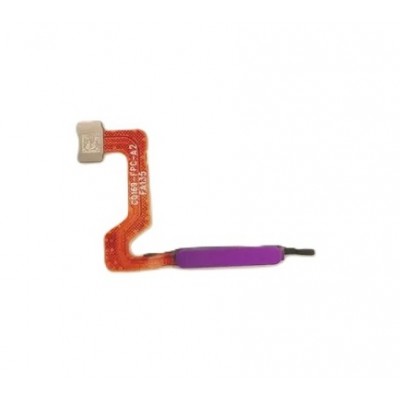 Fingerprint Sensor Flex Cable For Oppo A92 Purple By - Maxbhi Com