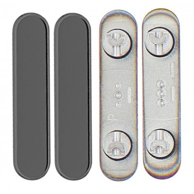 Volume Side Button Outer For Apple Iphone 13 Pro Max Black By - Maxbhi Com