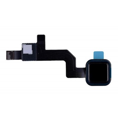 Fingerprint Sensor Flex Cable For Motorola Moto Z Force Black Grey By - Maxbhi Com
