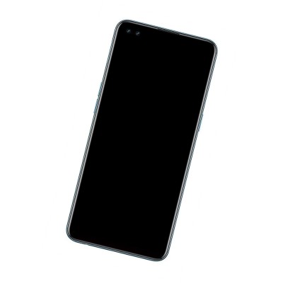 Fingerprint Sensor Flex Cable For Oppo Reno 4 Lite Blue By - Maxbhi Com