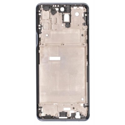 Lcd Frame Middle Chassis For Lg Q92 5g Black By - Maxbhi Com