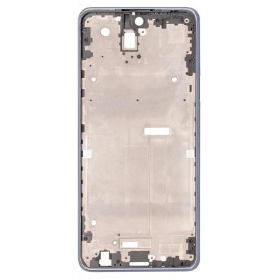 Lcd Frame Middle Chassis For Lg Q92 5g Blue By - Maxbhi Com