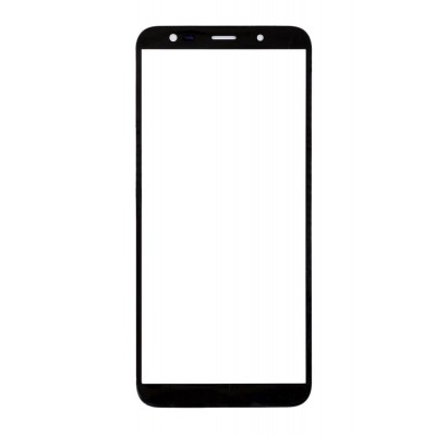 Replacement Front Glass For Samsung Galaxy J6 Black By - Maxbhi Com
