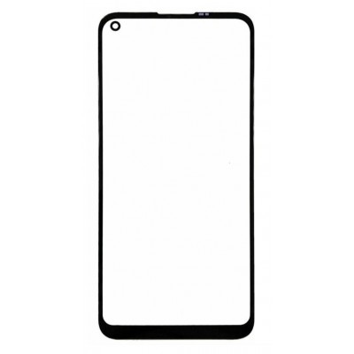 Replacement Front Glass For Samsung Galaxy A11 Blue By - Maxbhi Com