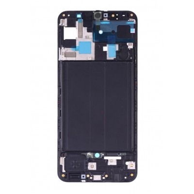 Lcd Frame Middle Chassis For Samsung Galaxy A50 White By - Maxbhi Com