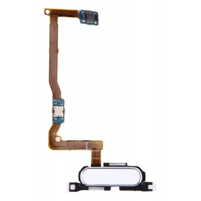 Fingerprint Sensor Flex Cable For Samsung Galaxy Alpha Smg850y White By - Maxbhi Com