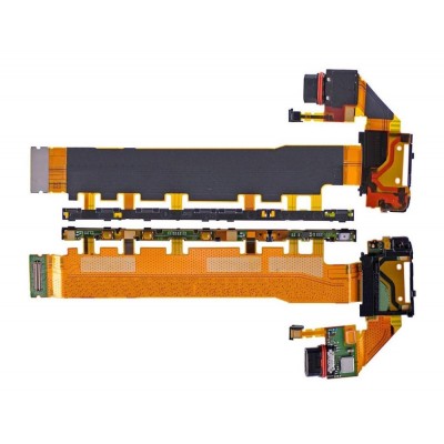 Power Button Flex Cable For Sony Xperia Z3 Plus White On Off Flex Pcb By - Maxbhi Com
