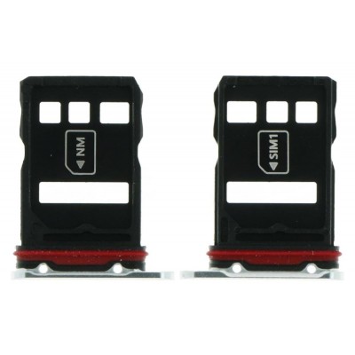 Sim Card Holder Tray For Huawei Mate 40 Pro 4g Silver - Maxbhi Com