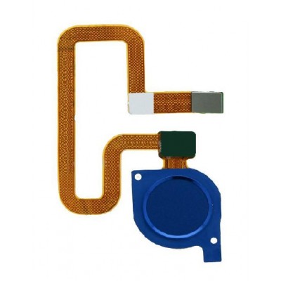 Fingerprint Sensor Flex Cable For Huawei Y7 2018 Blue By - Maxbhi Com