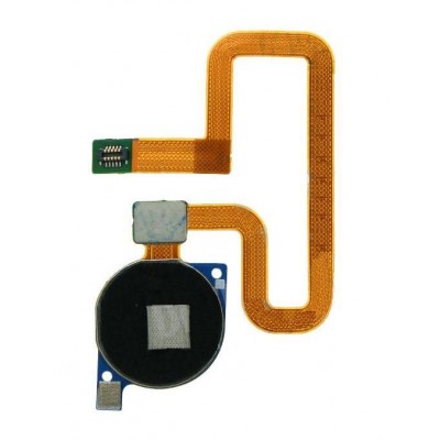 Fingerprint Sensor Flex Cable For Huawei Y7 2018 Blue By - Maxbhi Com