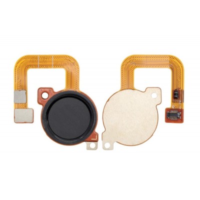 Fingerprint Sensor Flex Cable For Motorola Moto E5 Play White By - Maxbhi Com