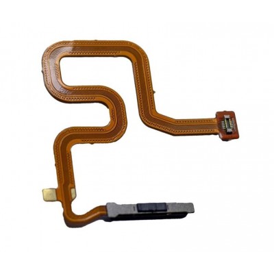 Fingerprint Sensor Flex Cable For Realme 7 Black By - Maxbhi Com