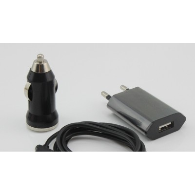 3 in 1 Charging Kit for Asus PadFone Infinity A80 with USB Wall Charger, Car Charger & USB Data Cable