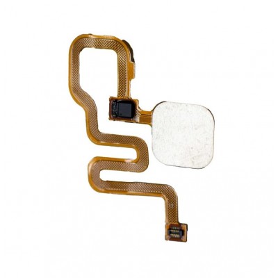 Fingerprint Sensor Flex Cable For Xiaomi Redmi Note 6 Pro White By - Maxbhi Com
