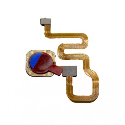 Fingerprint Sensor Flex Cable For Xiaomi Redmi Note 6 Pro White By - Maxbhi Com