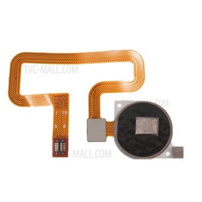 Fingerprint Sensor Flex Cable For Huawei Y9 2018 Black By - Maxbhi Com