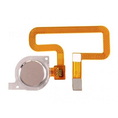Fingerprint Sensor Flex Cable For Huawei Y9 2018 White By - Maxbhi Com