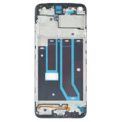 Lcd Frame Middle Chassis For Oppo A32 Blue By - Maxbhi Com