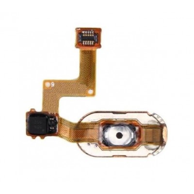 Fingerprint Sensor Flex Cable For Vivo X7 White By - Maxbhi Com
