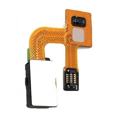 Fingerprint Sensor Flex Cable For Xiaomi Mi Cc9e White By - Maxbhi Com
