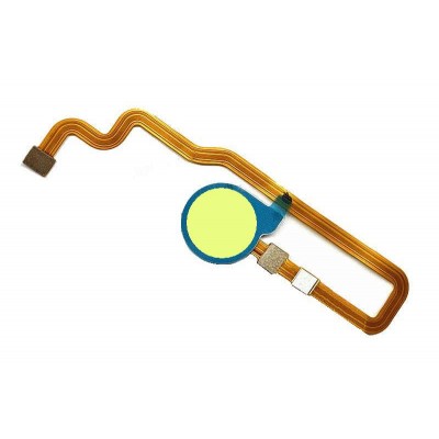 Fingerprint Sensor Flex Cable For Huawei Y Max White By - Maxbhi Com
