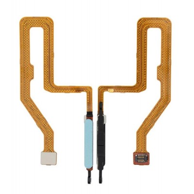 Fingerprint Sensor Flex Cable For Lg K52 Blue By - Maxbhi Com
