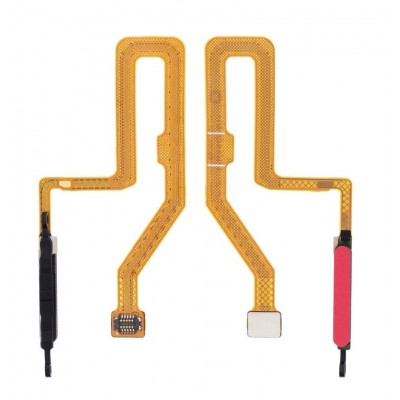Fingerprint Sensor Flex Cable For Lg K52 Red By - Maxbhi Com