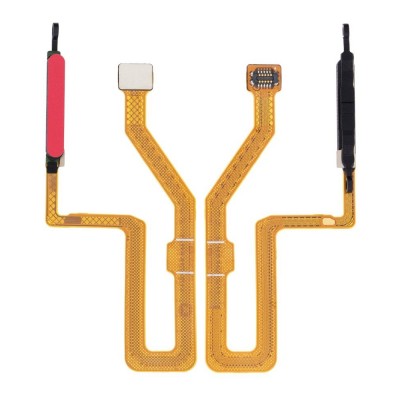 Fingerprint Sensor Flex Cable For Lg K62 Black By - Maxbhi Com