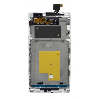 Lcd With Touch Screen For Sony Xperia C S39h White By - Maxbhi Com