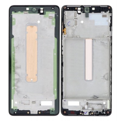 Lcd Frame Middle Chassis For Samsung Galaxy M52 5g Black By - Maxbhi Com