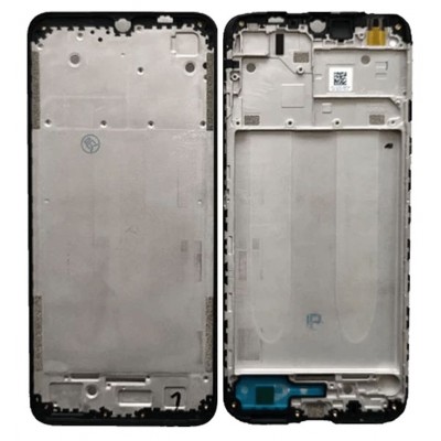 Lcd Frame Middle Chassis For Xiaomi Poco C31 Black By - Maxbhi Com