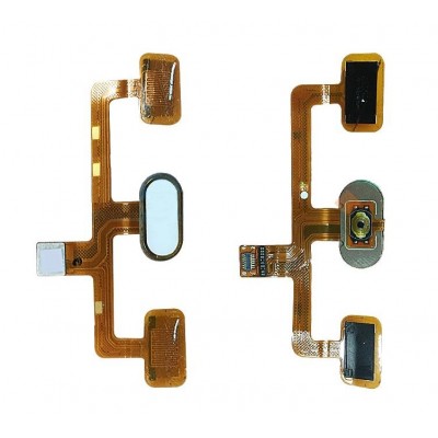 Fingerprint Sensor Flex Cable For Gionee S9 White By - Maxbhi Com