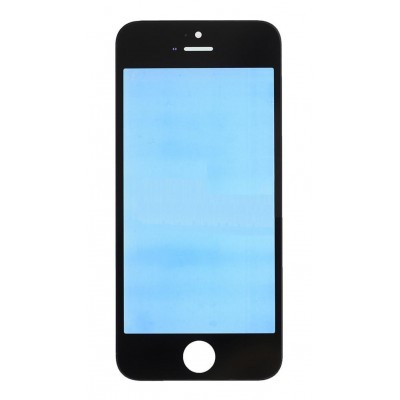 Replacement Front Glass For Apple Iphone 5sblack By - Maxbhi Com