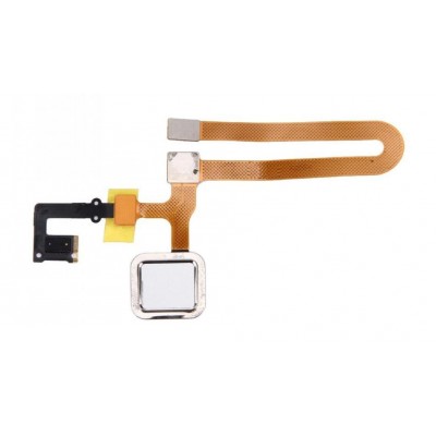 Fingerprint Sensor Flex Cable For Oppo R7 Plus Silver By - Maxbhi Com