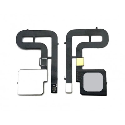 Fingerprint Sensor Flex Cable For Asus Zenfone 3 Zoom Ze553kl Silver By - Maxbhi Com