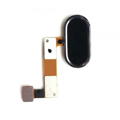 Fingerprint Sensor Flex Cable For Meizu M5 Note Black By - Maxbhi Com