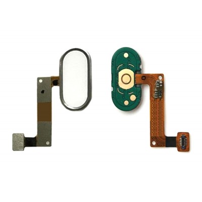 Fingerprint Sensor Flex Cable For Meizu M5 Note Silver By - Maxbhi Com