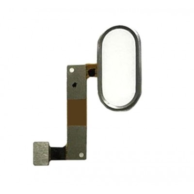 Fingerprint Sensor Flex Cable For Meizu M5 Note Silver By - Maxbhi Com
