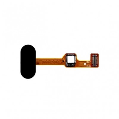 Fingerprint Sensor Flex Cable For Oppo R11 Black By - Maxbhi Com