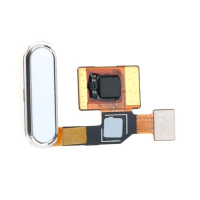 Fingerprint Sensor Flex Cable For Xiaomi Mi 5c White By - Maxbhi Com