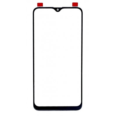 Replacement Front Glass For Realme 3 Black Blue By - Maxbhi Com