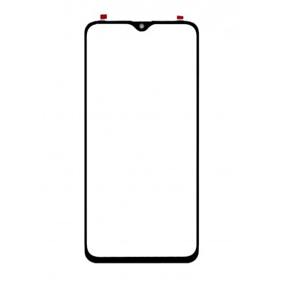 Replacement Front Glass For Realme Xt Black By - Maxbhi Com