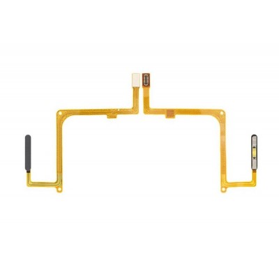 Fingerprint Sensor Flex Cable For Honor V30 Pro Black By - Maxbhi Com