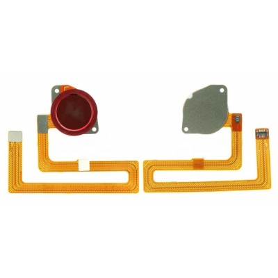 Fingerprint Sensor Flex Cable For Motorola Moto G8 Play Red By - Maxbhi Com