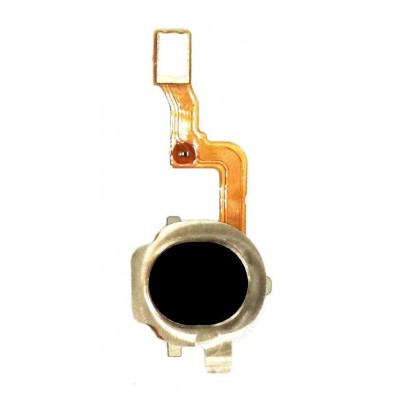 Fingerprint Sensor Flex Cable For Oppo A8 Black By - Maxbhi Com