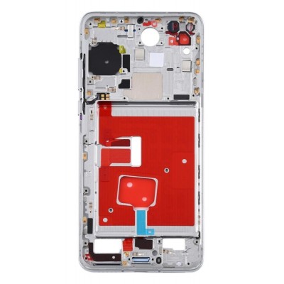 Lcd Frame Middle Chassis For Huawei P40 Silver By - Maxbhi Com