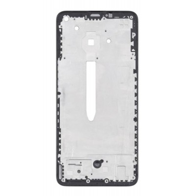 Lcd Frame Middle Chassis For Realme Q2 Problack By - Maxbhi Com