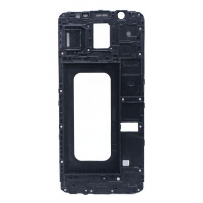 Lcd Frame Middle Chassis For Samsung Galaxy J8 2018 Black By - Maxbhi Com